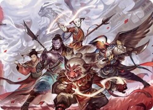 Will of the Jeskai Art Card (54/54) [Tarkir: Dragonstorm Art Series] | L.A. Mood Comics and Games
