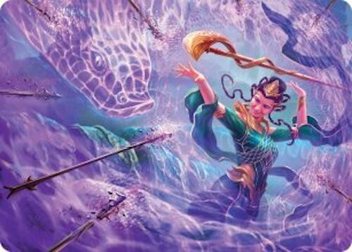 Snakeskin Veil Art Card (19/54) [Tarkir: Dragonstorm Art Series] | L.A. Mood Comics and Games