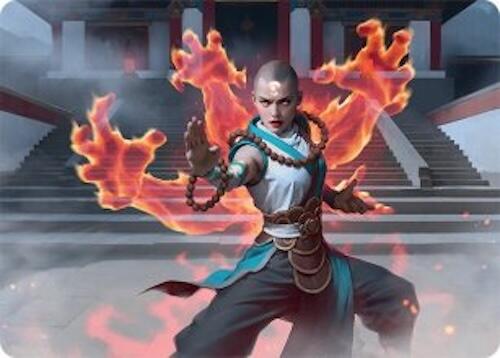 Flamehold Grappler Art Card (24/54) [Tarkir: Dragonstorm Art Series] | L.A. Mood Comics and Games
