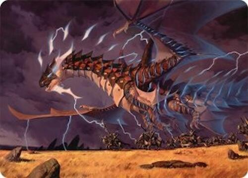 Neriv, Heart of the Storm Art Card (25/54) [Tarkir: Dragonstorm Art Series] | L.A. Mood Comics and Games
