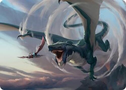 Whirlwing Stormbrood Art Card (27/54) [Tarkir: Dragonstorm Art Series] | L.A. Mood Comics and Games