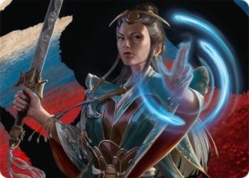 Narset, Jeskai Waymaster Art Card (44/54) [Tarkir: Dragonstorm Art Series] | L.A. Mood Comics and Games