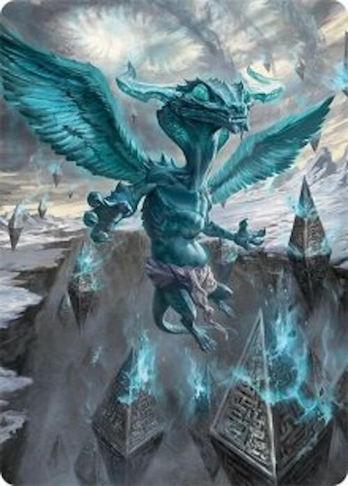 Ugin, Eye of the Storms Art Card (47/54) [Tarkir: Dragonstorm Art Series] | L.A. Mood Comics and Games