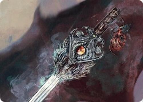 Dragonfire Blade Art Card (40/54) [Tarkir: Dragonstorm Art Series] | L.A. Mood Comics and Games