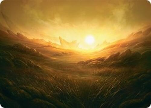Plains Art Card (31/54) [Tarkir: Dragonstorm Art Series] | L.A. Mood Comics and Games