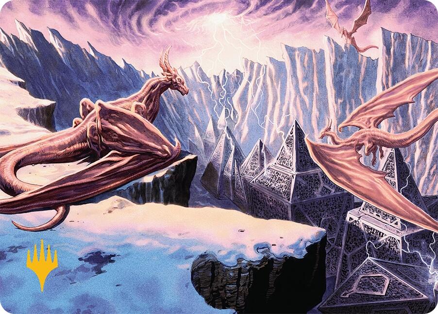 Maelstrom of the Spirit Dragon (42/54) (Gold-Stamped) [Tarkir: Dragonstorm Art Series] | L.A. Mood Comics and Games