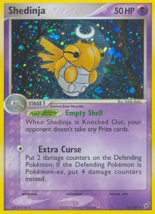Shedinja (14/107) [EX: Deoxys] | L.A. Mood Comics and Games