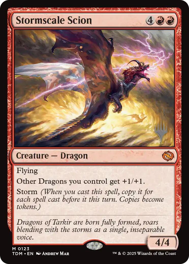Stormscale Scion [Tarkir: Dragonstorm Promos] | L.A. Mood Comics and Games