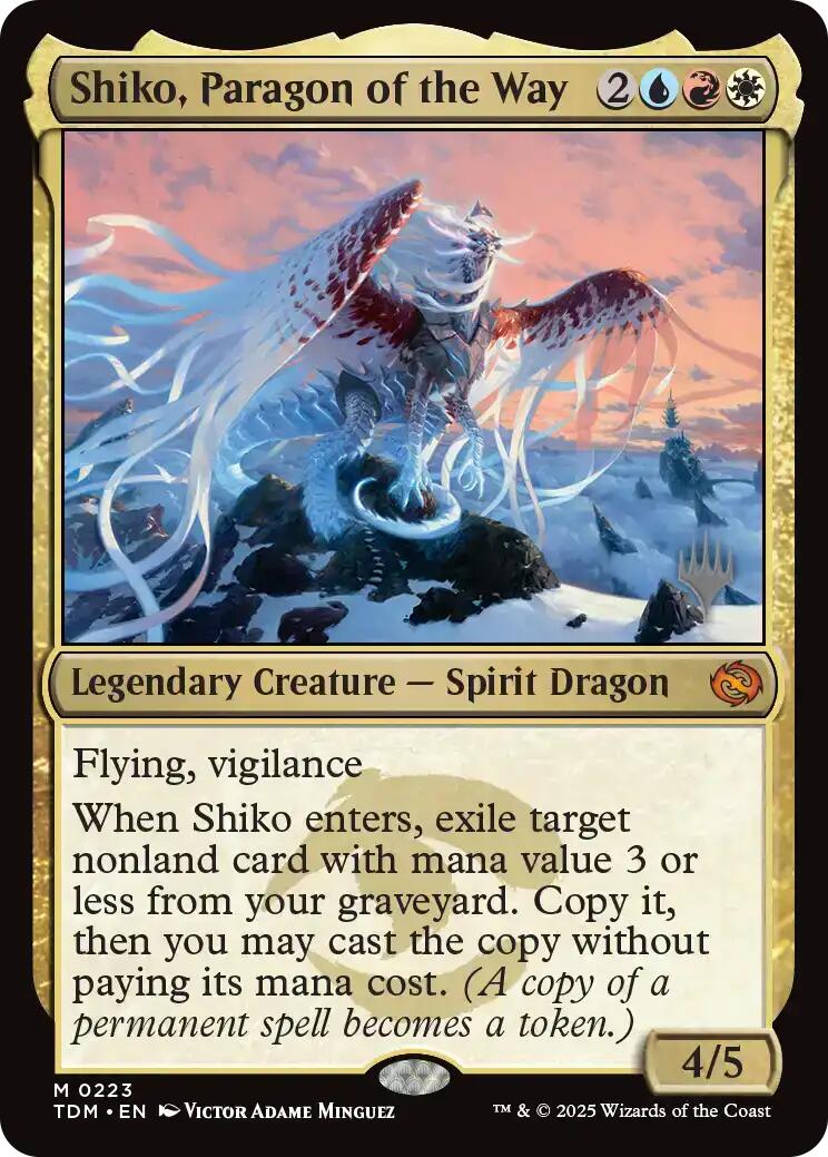 Shiko, Paragon of the Way [Tarkir: Dragonstorm Promos] | L.A. Mood Comics and Games