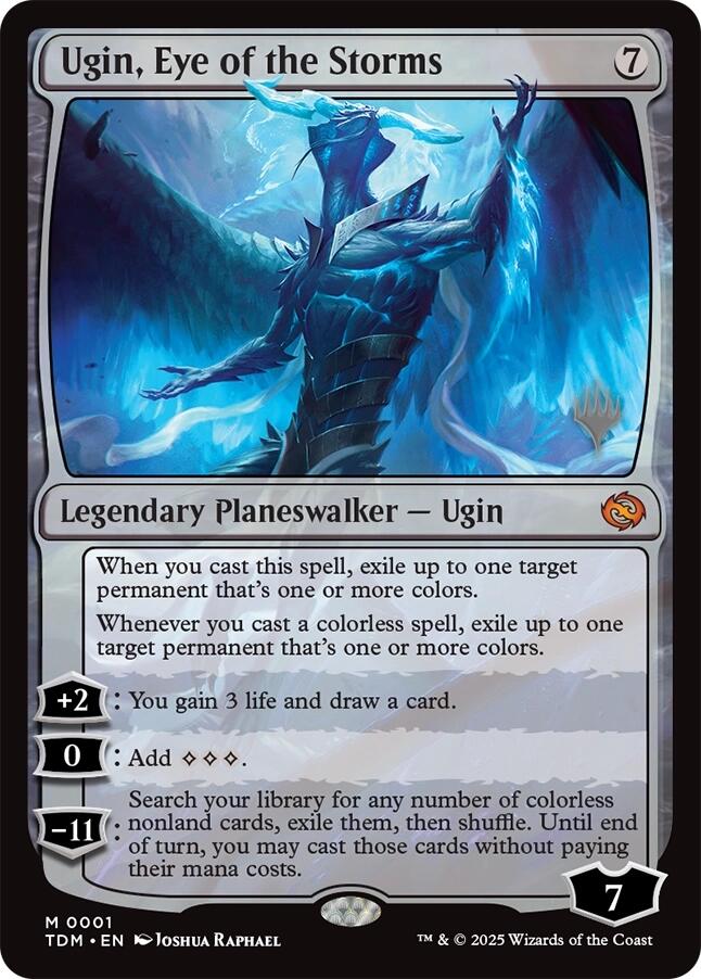 Ugin, Eye of the Storms [Tarkir: Dragonstorm Promos] | L.A. Mood Comics and Games
