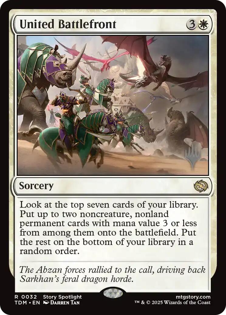 United Battlefront [Tarkir: Dragonstorm Promos] | L.A. Mood Comics and Games