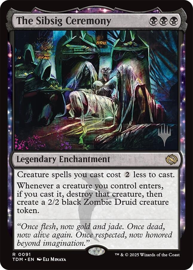 The Sibsig Ceremony [Tarkir: Dragonstorm Promos] | L.A. Mood Comics and Games