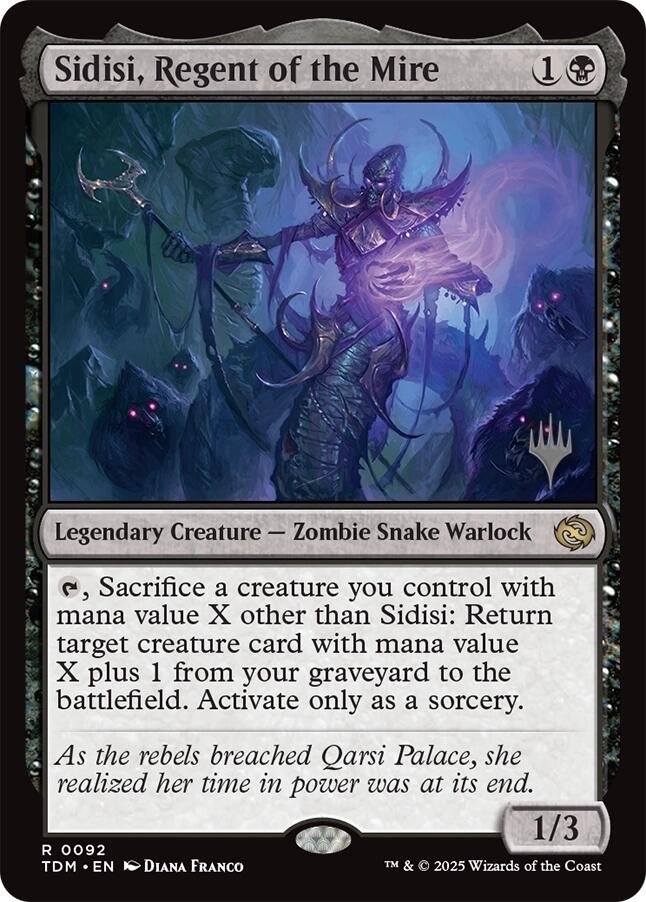 Sidisi, Regent of the Mire [Tarkir: Dragonstorm Promos] | L.A. Mood Comics and Games