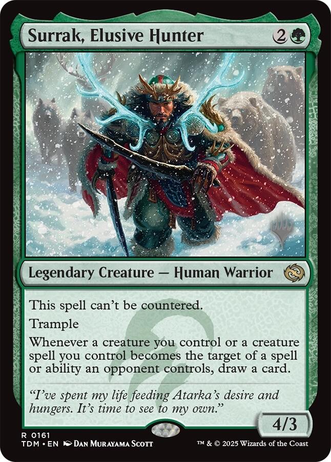 Surrak, Elusive Hunter [Tarkir: Dragonstorm Promos] | L.A. Mood Comics and Games