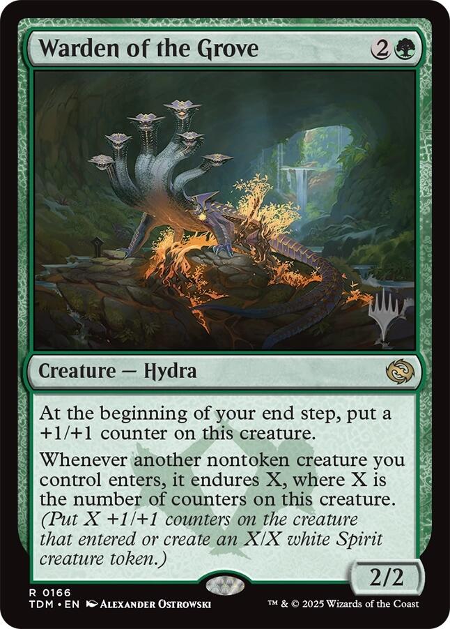 Warden of the Grove [Tarkir: Dragonstorm Promos] | L.A. Mood Comics and Games