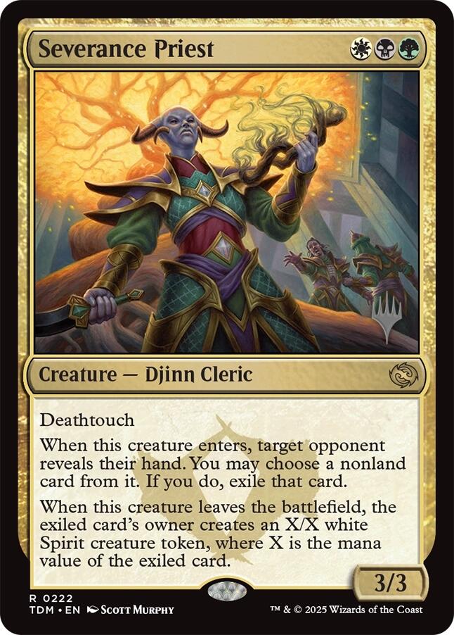Severance Priest [Tarkir: Dragonstorm Promos] | L.A. Mood Comics and Games