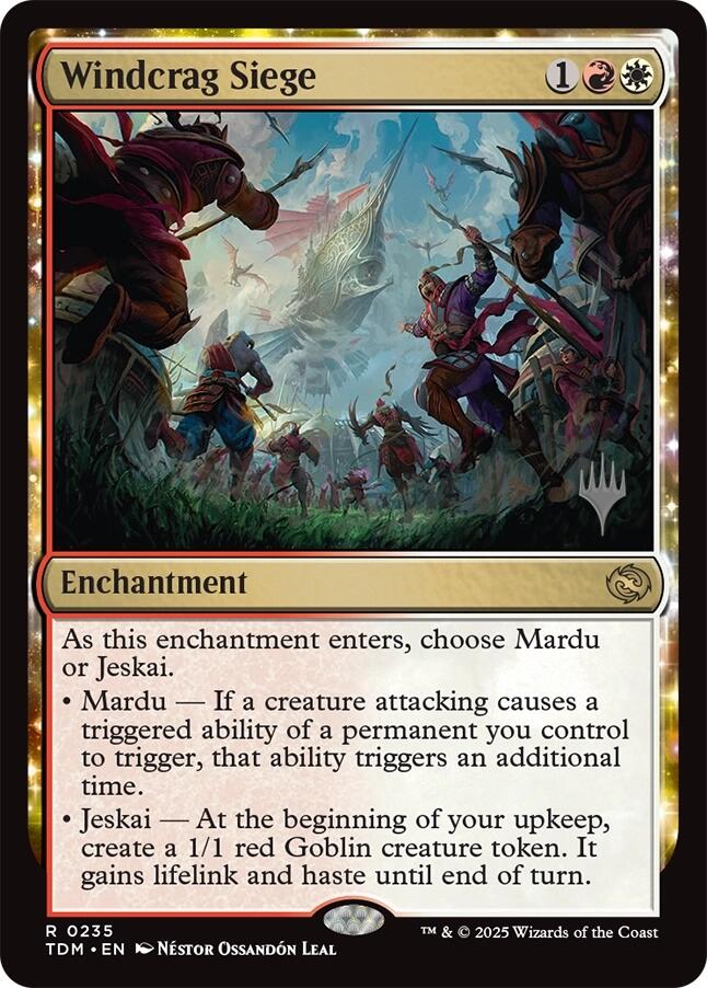 Windcrag Siege [Tarkir: Dragonstorm Promos] | L.A. Mood Comics and Games