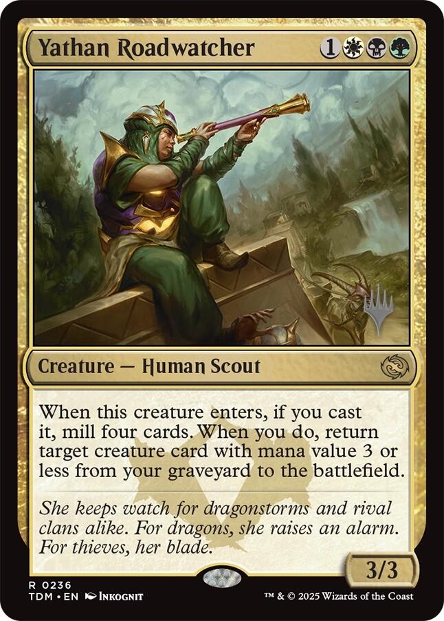 Yathan Roadwatcher [Tarkir: Dragonstorm Promos] | L.A. Mood Comics and Games