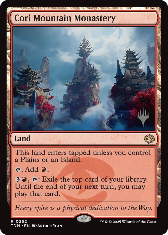 Cori Mountain Monastery [Tarkir: Dragonstorm Promos] | L.A. Mood Comics and Games