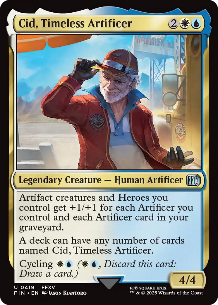 Cid, Timeless Artificer (0419) [FINAL FANTASY] | L.A. Mood Comics and Games