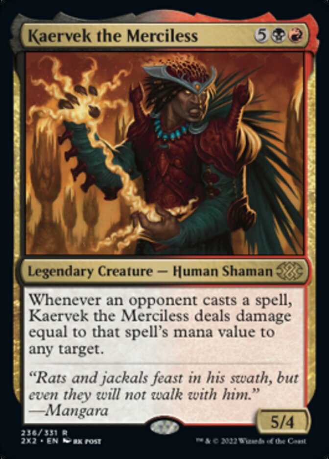 Kaervek the Merciless [Double Masters 2022] | L.A. Mood Comics and Games