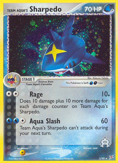 Team Aqua's Sharpedo (5/95) [EX: Team Magma vs Team Aqua] | L.A. Mood Comics and Games