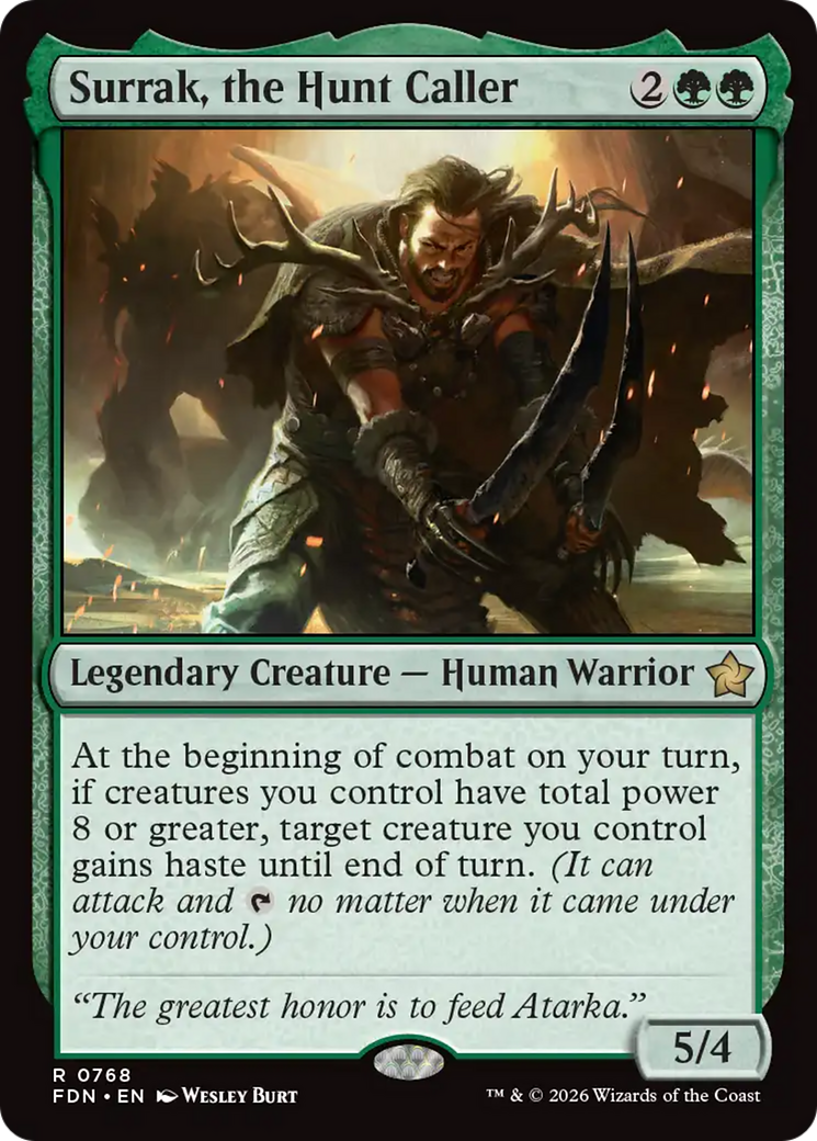 Surrak, the Hunt Caller (0768) [Foundations] | L.A. Mood Comics and Games