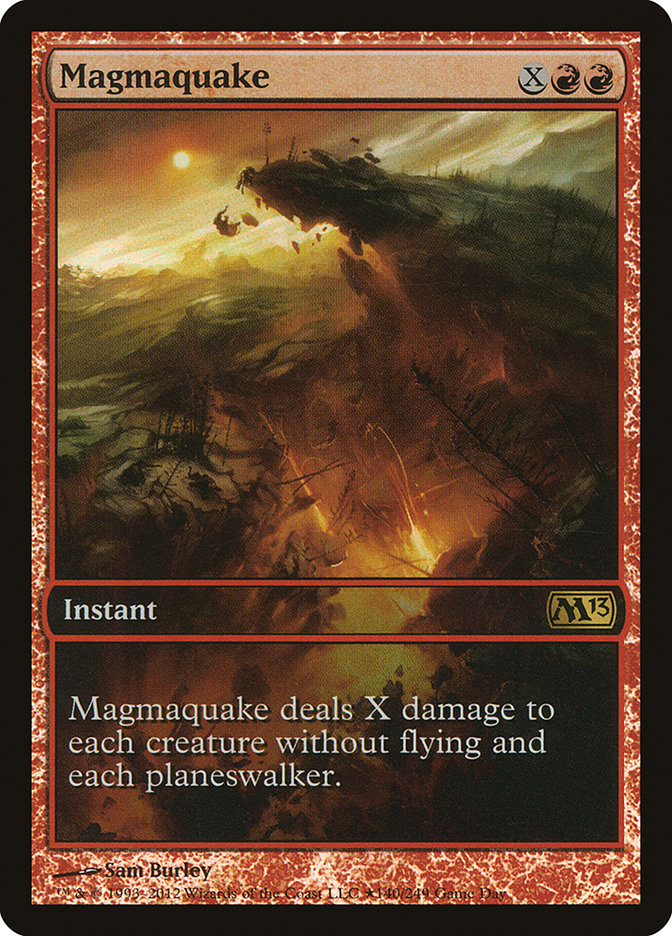 Magmaquake (Game Day) [Magic 2013 Promos] | L.A. Mood Comics and Games