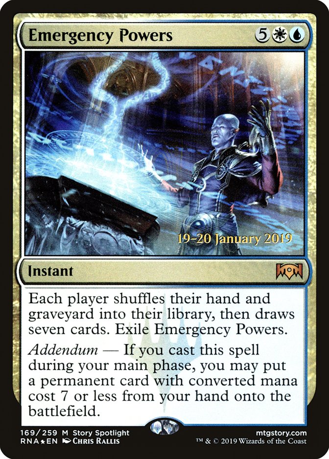 Emergency Powers [Ravnica Allegiance Prerelease Promos] | L.A. Mood Comics and Games