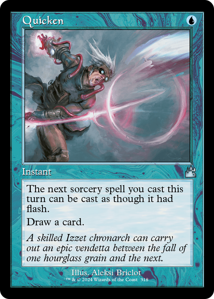 Quicken (Retro Frame) [Ravnica Remastered] | L.A. Mood Comics and Games