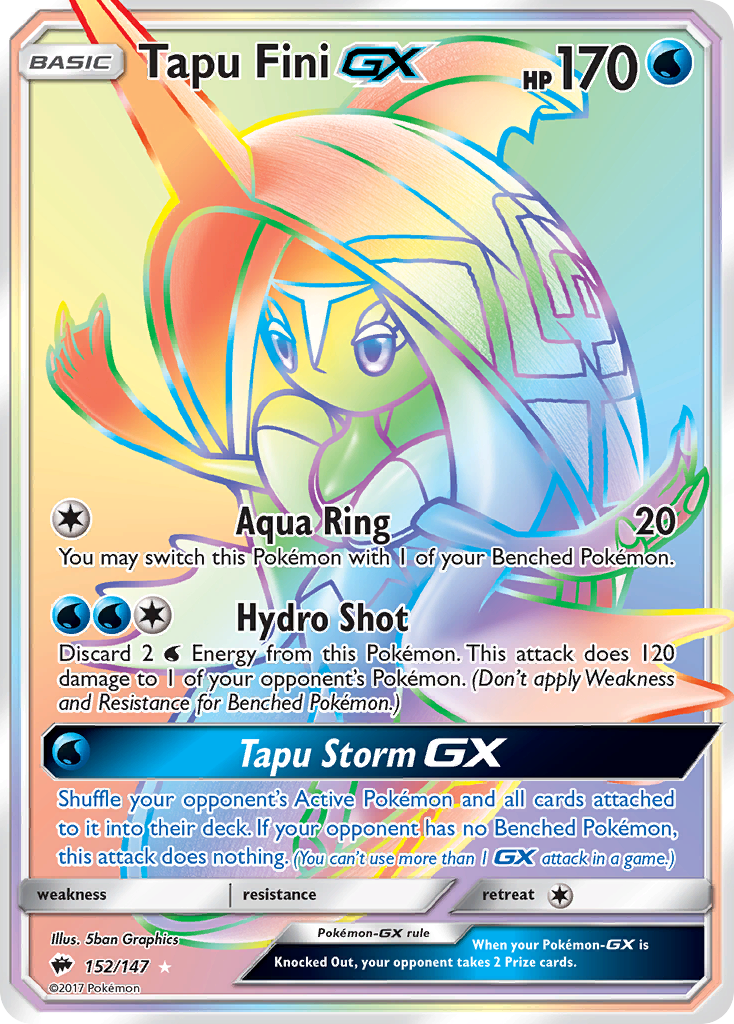 Tapu Fini GX (152/147) [Sun & Moon: Burning Shadows] | L.A. Mood Comics and Games