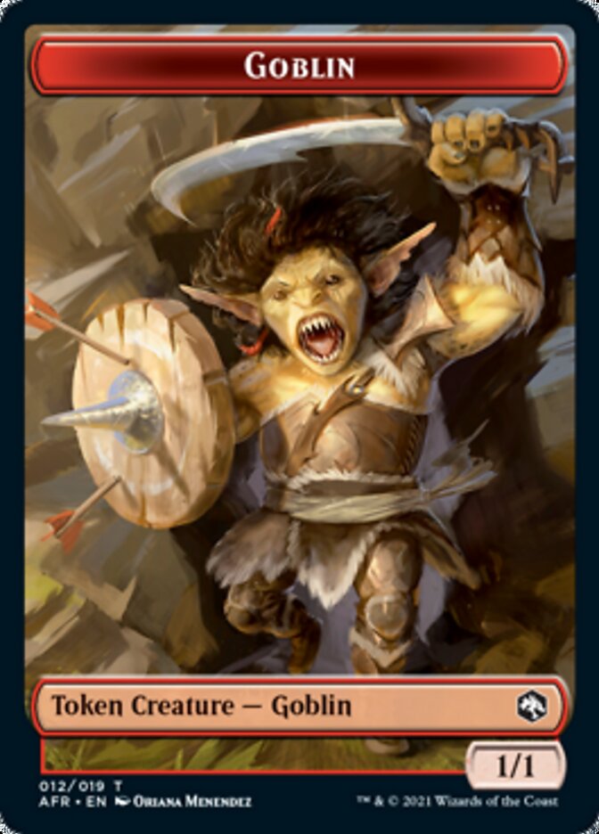 Dungeon of the Mad Mage // Goblin Double-Sided Token [Dungeons & Dragons: Adventures in the Forgotten Realms Tokens] | L.A. Mood Comics and Games