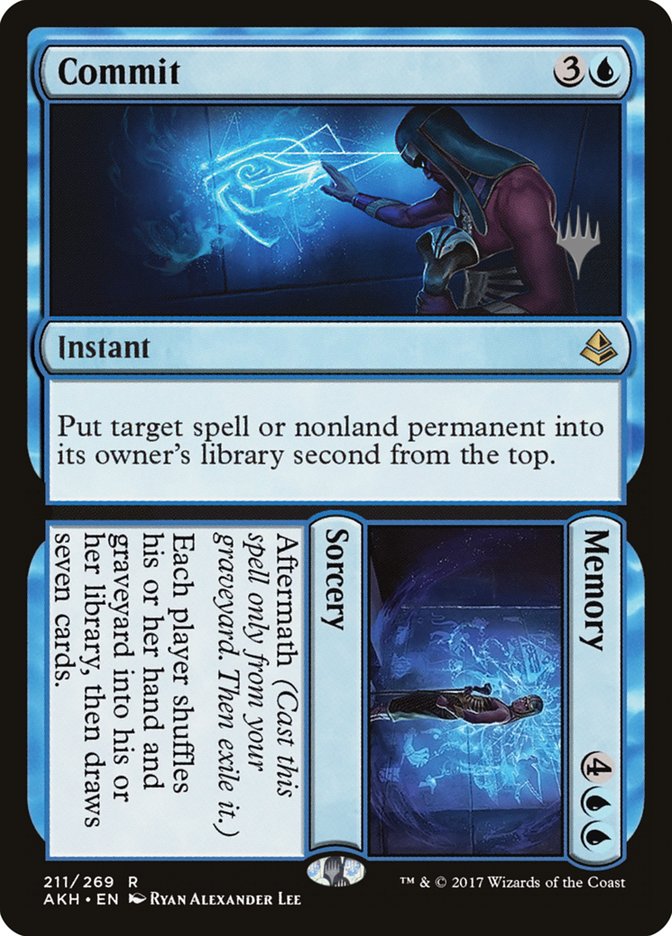 Commit // Memory (Promo Pack) [Amonkhet Promos] | L.A. Mood Comics and Games