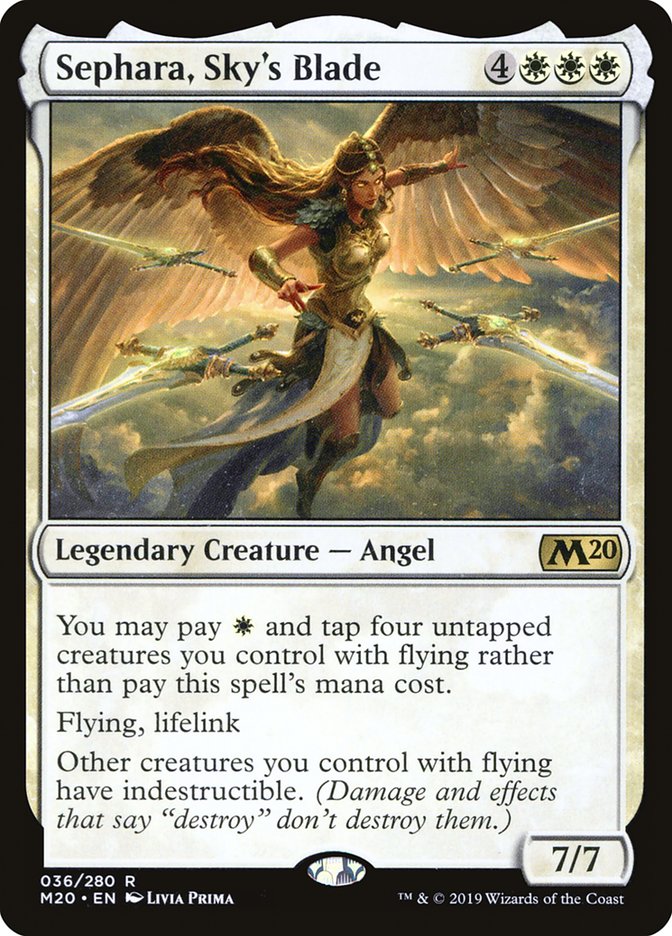Sephara, Sky's Blade [Core Set 2020] | L.A. Mood Comics and Games