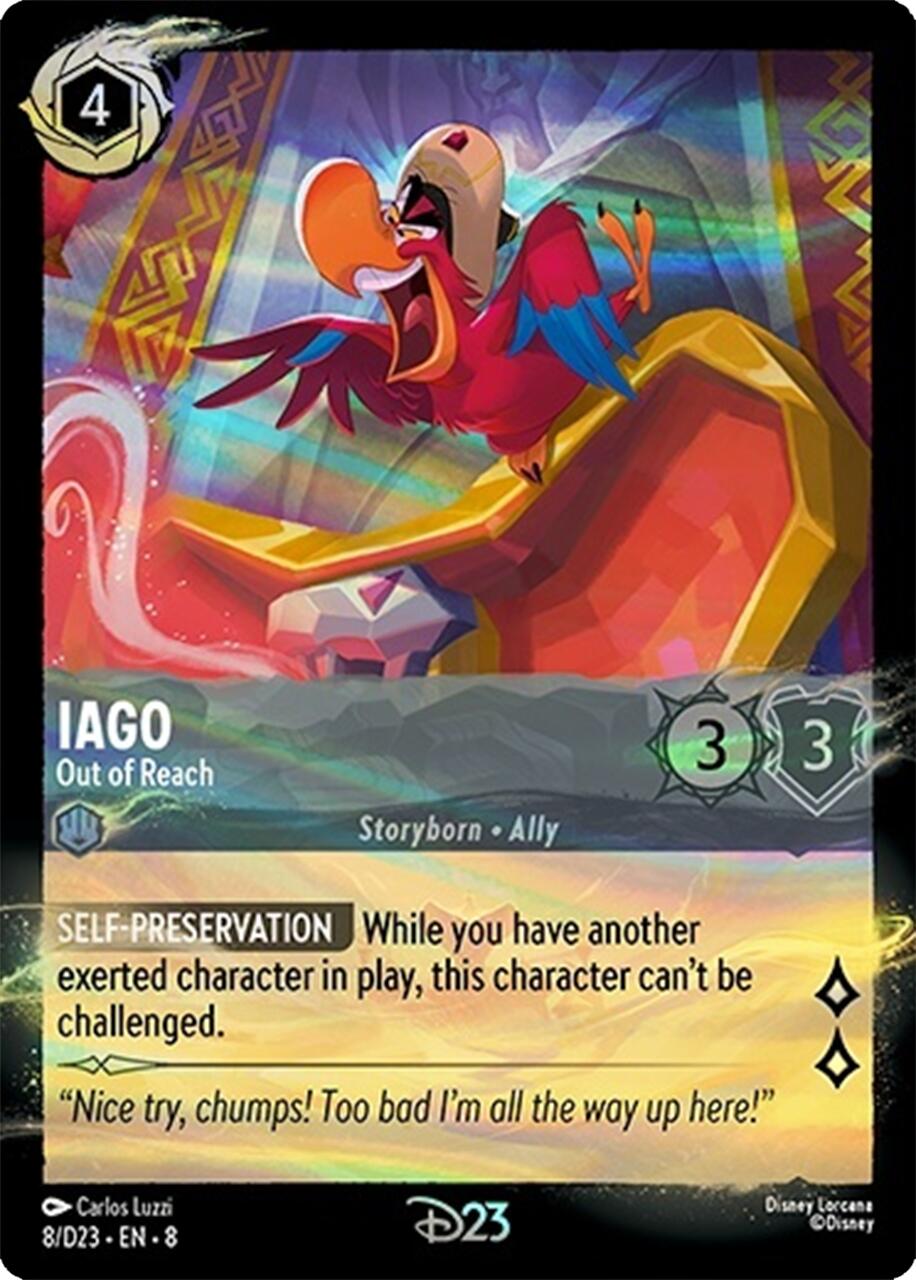 Iago - Out of Reach (8) [Promo Cards] | L.A. Mood Comics and Games