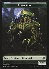 Elemental (008) // Elemental (010) Double-Sided Token [Zendikar Rising Commander Tokens] | L.A. Mood Comics and Games