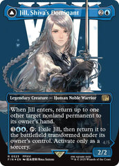 Jill, Shiva's Dominant // Shiva, Warden of Ice (Borderless) (Surge Foil) [FINAL FANTASY] | L.A. Mood Comics and Games