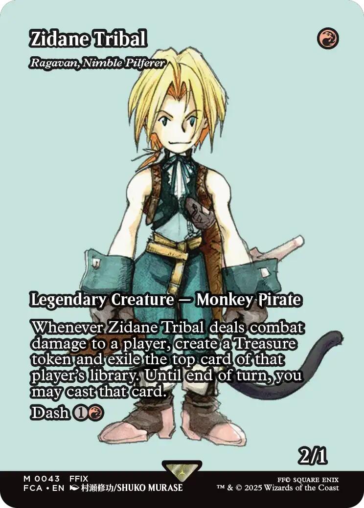 Zidane Tribal - Ragavan, Nimble Pilferer (Showcase) [FINAL FANTASY : Through the Ages] | L.A. Mood Comics and Games