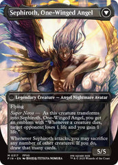 Sephiroth, Fabled SOLDIER // Sephiroth, One-Winged Angel (Borderless) (0317) [FINAL FANTASY] | L.A. Mood Comics and Games