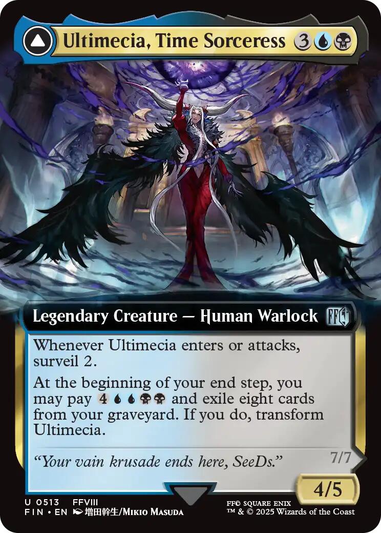 Ultimecia, Time Sorceress // Ultimecia, Omnipotent (Extended Art) [FINAL FANTASY] | L.A. Mood Comics and Games