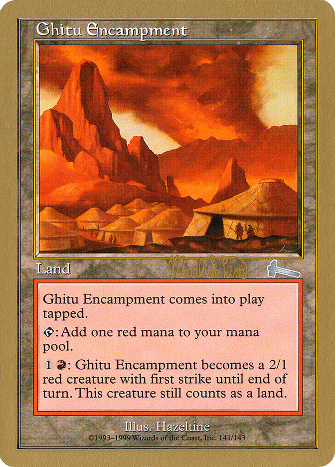 Ghitu Encampment (Mark Le Pine) [World Championship Decks 1999] | L.A. Mood Comics and Games