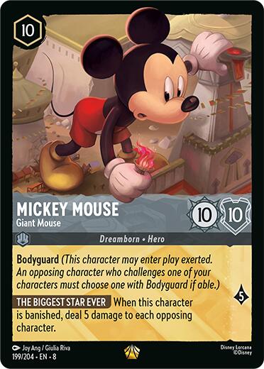 Mickey Mouse - Giant Mouse (199/204) [Reign of Jafar] | L.A. Mood Comics and Games