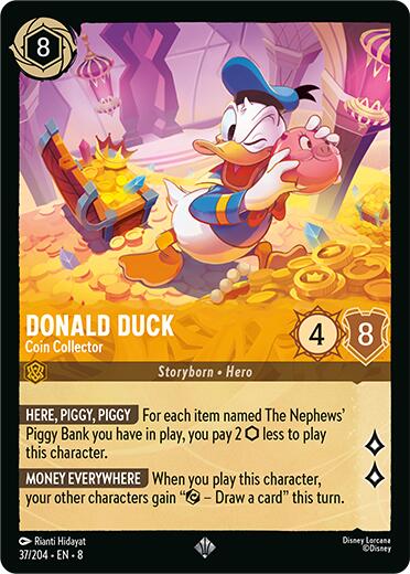 Donald Duck - Coin Collector (37/204) [Reign of Jafar] | L.A. Mood Comics and Games