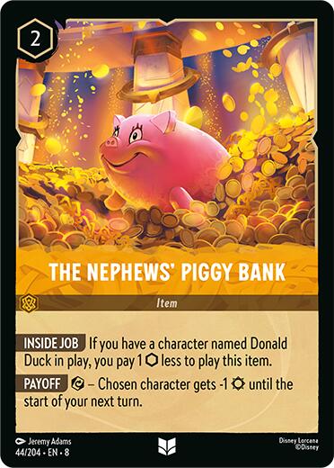 The Nephews' Piggy Bank (44/204) [Reign of Jafar] | L.A. Mood Comics and Games
