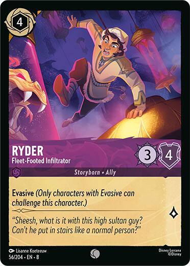 Ryder - Fleet-Footed Infiltrator (56/204) [Reign of Jafar] | L.A. Mood Comics and Games