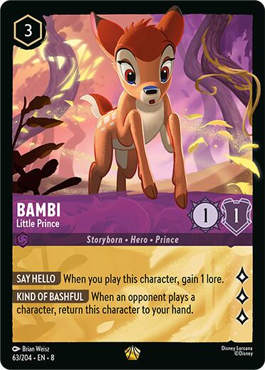 Bambi - Little Prince (63/204) [Reign of Jafar] | L.A. Mood Comics and Games