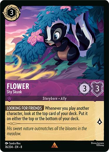 Flower - Shy Skunk (76/204) [Reign of Jafar] | L.A. Mood Comics and Games
