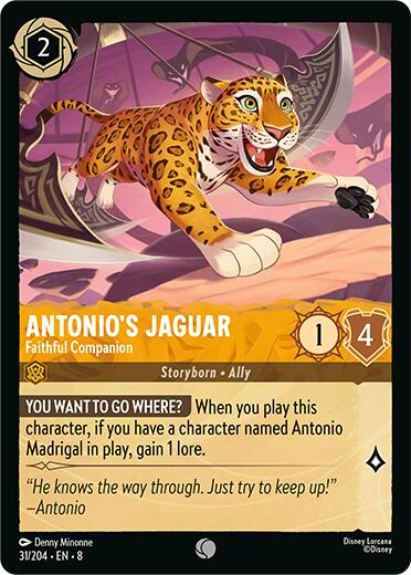 Antonio's Jaguar - Faithful Companion (31/204) [Reign of Jafar] | L.A. Mood Comics and Games