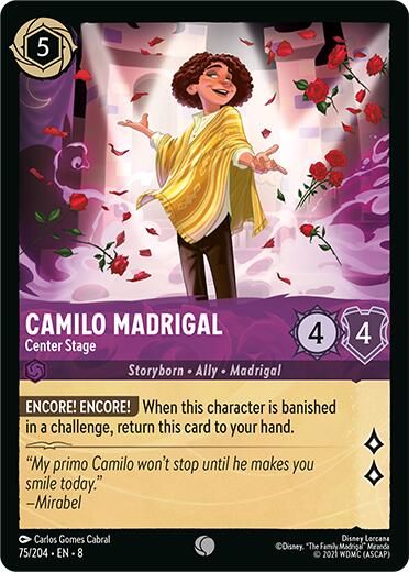 Camilo Madrigal - Center Stage (75/204) [Reign of Jafar] | L.A. Mood Comics and Games