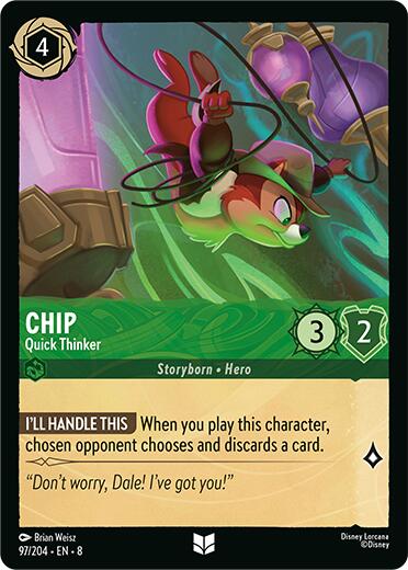 Chip - Quick Thinker (97/204) [Reign of Jafar] | L.A. Mood Comics and Games